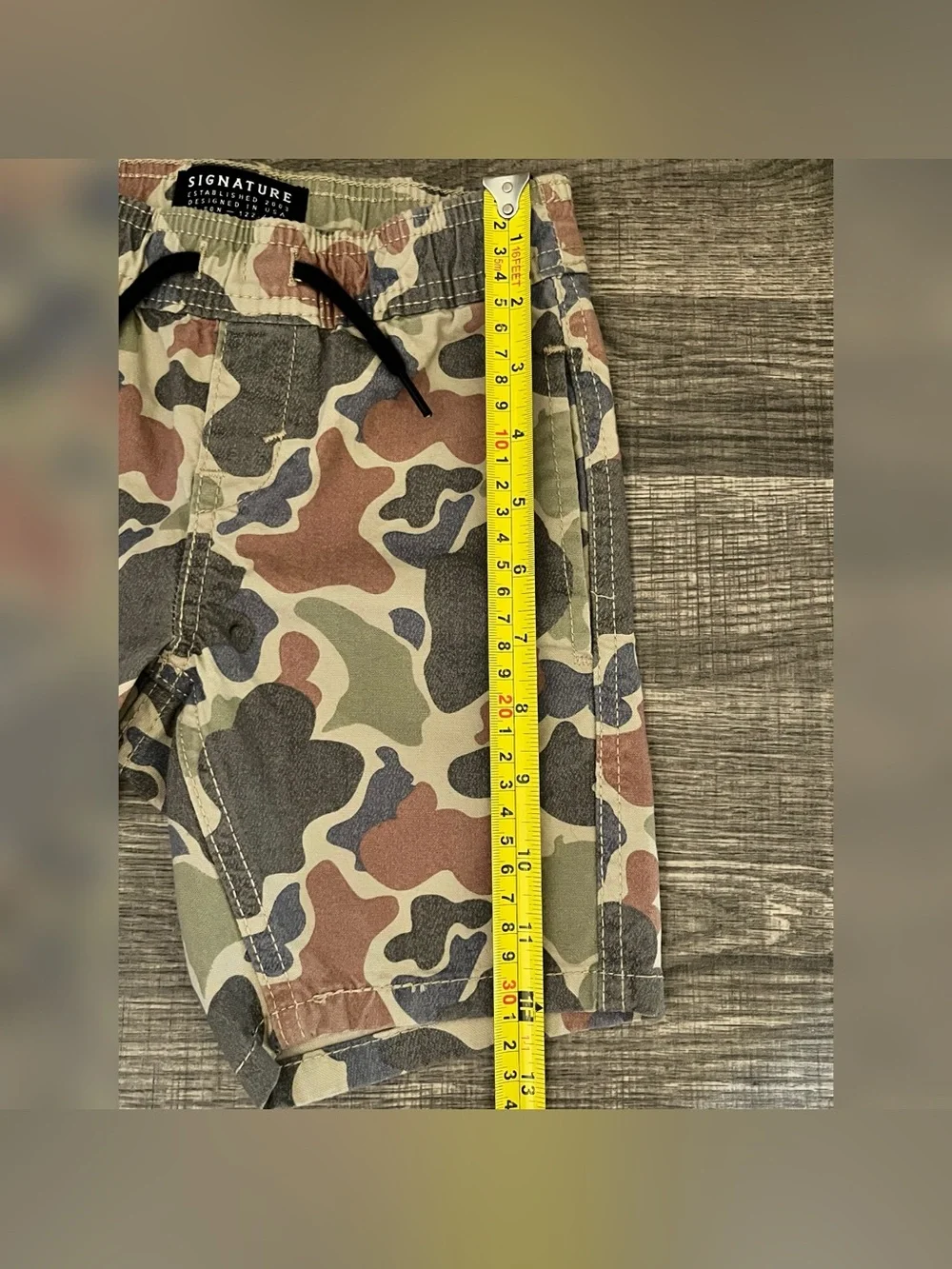 Levi's Signature Boy Camo Print Shorts Size -XS